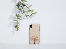 MAN&WOOD SmartPhone case iPhone X/XS apple tree black