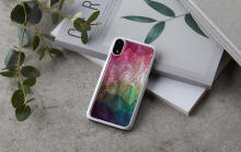 iKins SmartPhone case iPhone XR water flower white