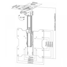 Sbox CLCD-222 Ceiling Mount For Flat Screen LED TV