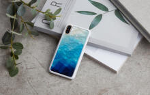 iKins SmartPhone case iPhone XS/S blue lake white