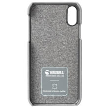 Krusell Broby Cover Apple iPhone XS Max light grey