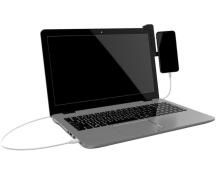 Tellur Phone Holder Magnetic, Laptop Display Mount, MDM, black