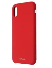 Tellur Cover Liquide Silicone for iPhone XS red