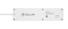 Tellur WiFi Power Strip, 3 Outlets, 4*USB 4A, 2200W, 10A, 1.8m