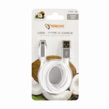 Sbox USB-TYPEC-15W USB->Type C M/M 1.5m Coconut White