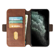 Krusell Sunne PhoneWallet Apple iPhone 12 Pro Max vintage cognac