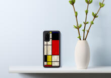 iKins case for Samsung Galaxy S20 mondrian black