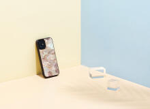 iKins case for Apple iPhone 12 mini pink marble