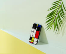 iKins case for Apple iPhone 12 Pro Max mondrian black