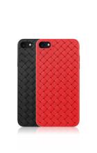 Devia Woven Pattern Design Soft Case iPhone SE2 red