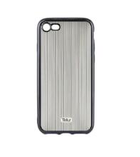 Tellur Cover Silicone for iPhone 7 Vertical Stripes black