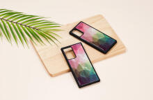 iKins case for Samsung Galaxy Note 20 water flower black