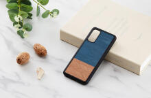 MAN&WOOD case for Galaxy S20 denim black