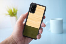 MAN&WOOD case for Galaxy S20 bamboo forest black