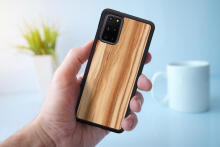 MAN&WOOD case for Galaxy S20+ cappuccino black