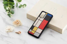 MAN&WOOD case for Galaxy S20+ mondrian wood black