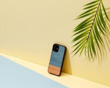 MAN&WOOD case for iPhone 12 mini denim black