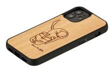 MAN&WOOD case for iPhone 12 mini cat with red fish