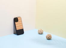 MAN&WOOD case for iPhone 12/12 Pro herringbone nero black