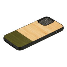 MAN&WOOD case for iPhone 12 Pro Max bamboo forest black