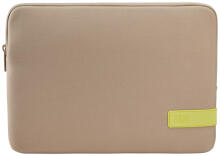 Case Logic 4684 Reflect MacBook Sleeve 13 REFMB-113 Plaza Taupe/Sun-Lime