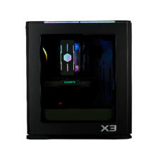 Zalman X3 BLACK ATX, ARGB fan x4, T/G