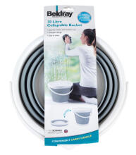 Beldray LA028495GRYFEU7 Collapsible bucket 10L