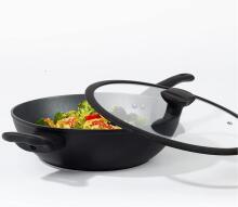 Russell Hobbs RH01860EU7 Crystaltech tall wok 28cm