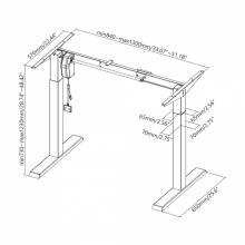 White Shark Gaming Desk Dark Force