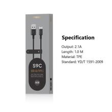 Orsen S9C USB A and Type C 2.1A 1m black