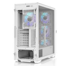 Zalman Z10 DUO  ATX ZM-IF120 x4 White