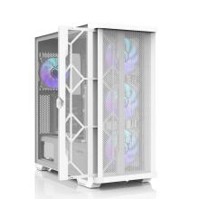 Zalman Z10 DUO  ATX ZM-IF120 x4 White