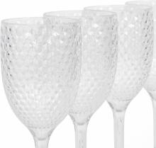 Cambridge CM07655EU7 Fete Diamond 4pcs wine glass set clear