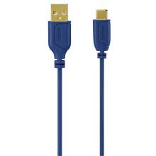 Hama 00135785 Flexi-Slim USB-C Cable 0.75m Blue