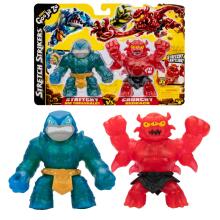 HEROES OF GOO JIT ZU figuuride 2-pakk Stretch Strikers