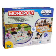 SPINMASTER GAMES galda spēle Giant Monopoly, 6068016