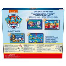 SPINMASTER GAMES puzles komplekts Paw Patrol, 4 puzles, 6066803