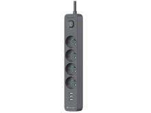 Tracer 47027 Power Line+ 1.5m (4 outlets +3x USB A, 5V 2,4A)