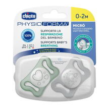 156276 PHYSIO MICRO GLOWING SILICONE 0-2 pacifier 2 pcs