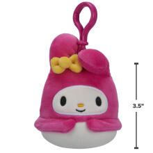 SQUISHMALLOWS HELLO KITTY W20 pehme võtmehoidja, 8 cm