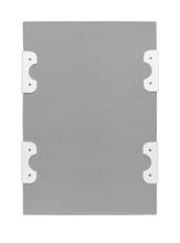 Stiffened Changing Pad with Safety System 70 CM - FLORAL GREY