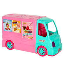 Ikonka Art.KX3453 Food truck dolls' car set 21 el.