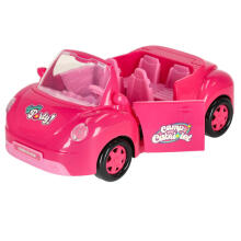 Ikonka Art.KX3454 Doll car convertible pink 4 el.