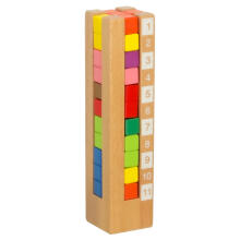 Ikonka Art.KX3505 Catamino wooden educational colour blocks