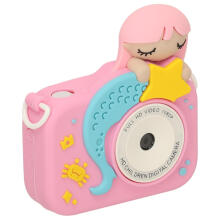 Ikonka Art.KX3571_1 Instant camera for children 1GB mermaid