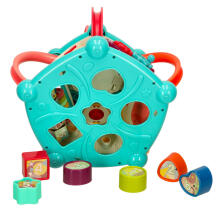 Ikonka Art.KX3599 Sensory toy cube for children 7in1