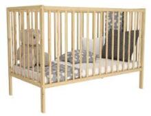 Bocian Kids  Magda Art.190854 Natural Детская деревянная кроватка 120x60см