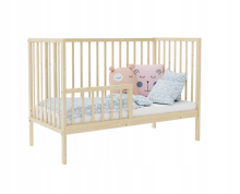 Bocian Kids  Magda Art.190854 Natural Детская деревянная кроватка 120x60см