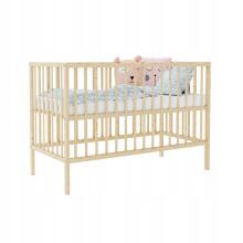 Bocian Kids  Magda Art.190854 Natural Детская деревянная кроватка 120x60см