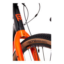 Gravel jalgratas Rock Machine Gravelride 200 (III) must/oranž (Ratta suurus: 29, Raami suurus: XL)